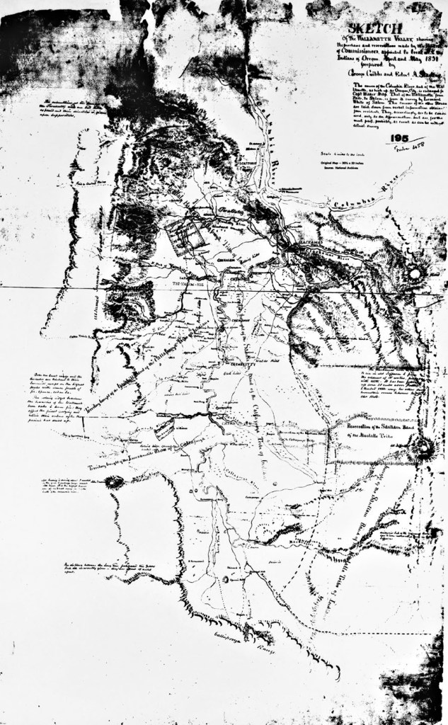 Map of Wallamette Valley