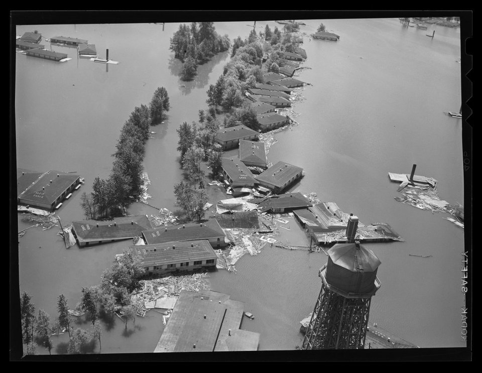 Aerial image of Vanport