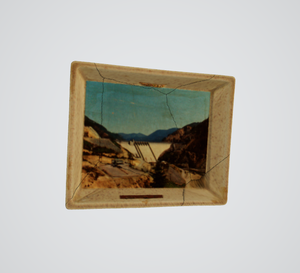 Detroit Dam Ceramic Tray