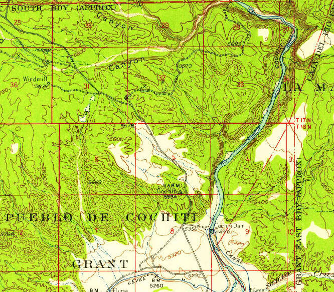 Displaced by Cochiti Dam, New Mexico