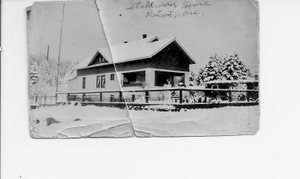 Stahlman House in the Winter