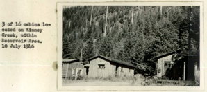 3 of 16 Cabins Located on Kinney Creek, within Reservoir Area