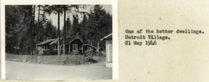 One of the Better Dwellings---Detroit Village