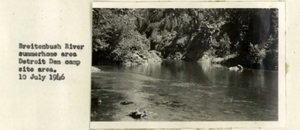 Breitenbush River Summer House Area Detroit Dam Campsite Area