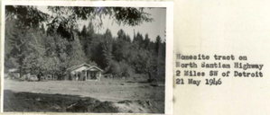 Homesite Tract on North Santiam Highway 2 miles SW of Detroit