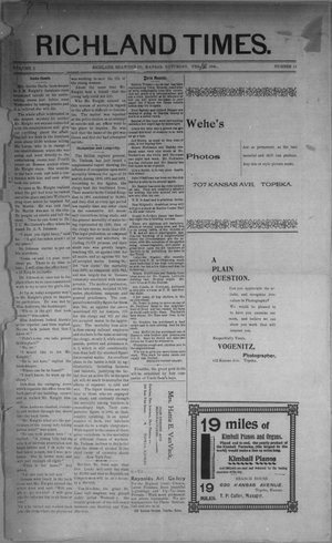 Richland Times, February 12, 1898
