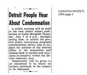 Detroit People Hear About Condemnation