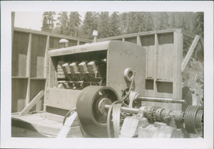 Large Motor at the Briles Lumber Mill