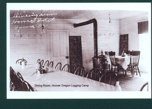 Hoover Logging Camp Dining Room