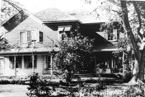 A. Brown home