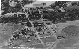 Aerial view of Old Isabella