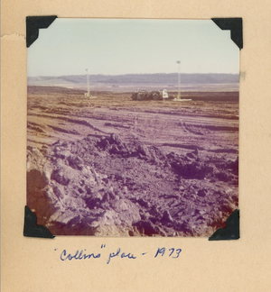 What is left of the Punch Collins ranch and rodeo arena