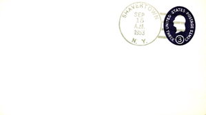 Final stamp of the Shavertown Post Office