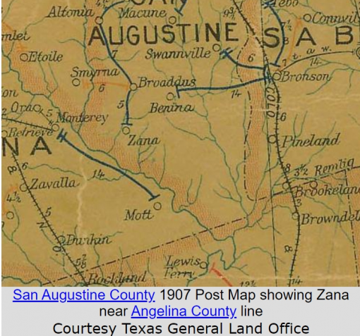 Zana, Texas
