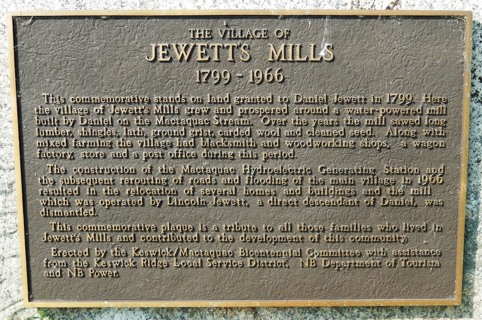 Jewetts Mills, Canada
