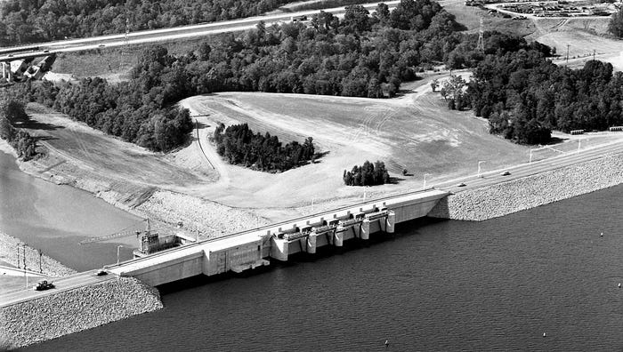 J Percy Priest Dam